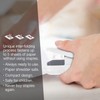 Plus Paper Clinch Compact Staple-Free Stapler, Ivory White