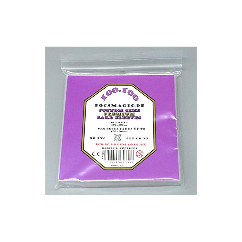 docsmagic.de 50 Premium Custom Size Board Game Sleeves - 100