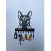 Wall Key Ring with 8 Hooks Modern Wall Mount for