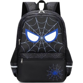 DSIUE Backpack for School Boys Backpacks for Kids Spider Bookbag for Elementary School Bags Lightweight Travel Back Pack (Spider)