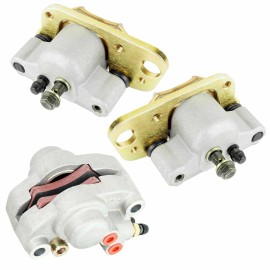 Celox for Polaris Scrambler 500 2x4 4X4 2001-2002 Front and Rear Brake Caliper w/ Pads