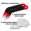 2-Pack Grout Removal Tool Kit - Includes Angled Scraper &