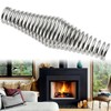 safycaby 2 PCS BBQ Spring Handle Stainless Steel Smoker Handle