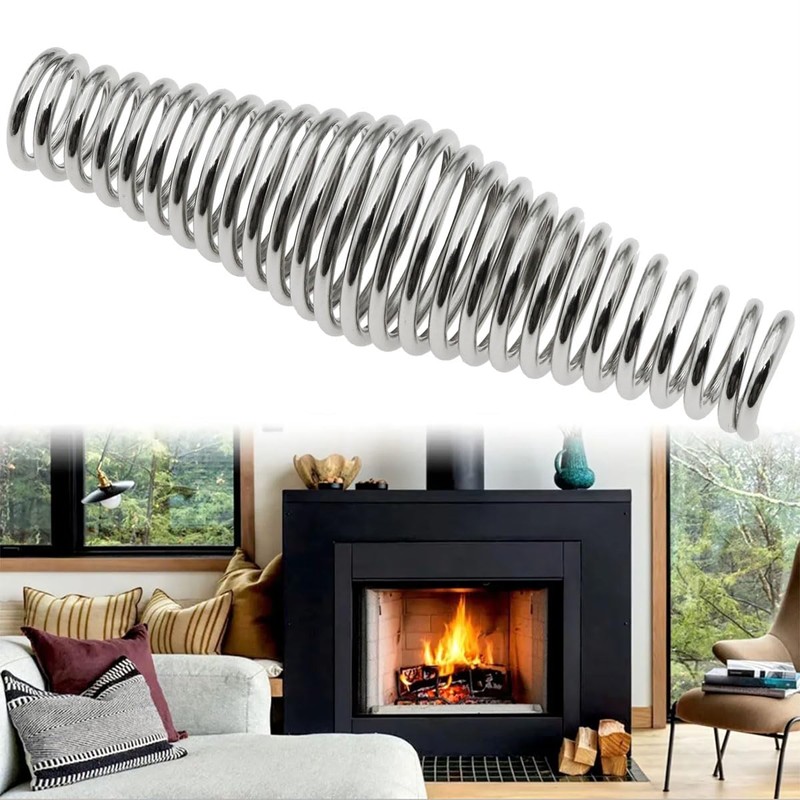 safycaby 2 PCS BBQ Spring Handle Stainless Steel Smoker Handle