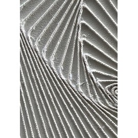 Epicler art White Textured Hand Art Oil Painting Now Abstract Wall Art Deco 40x28 Inches