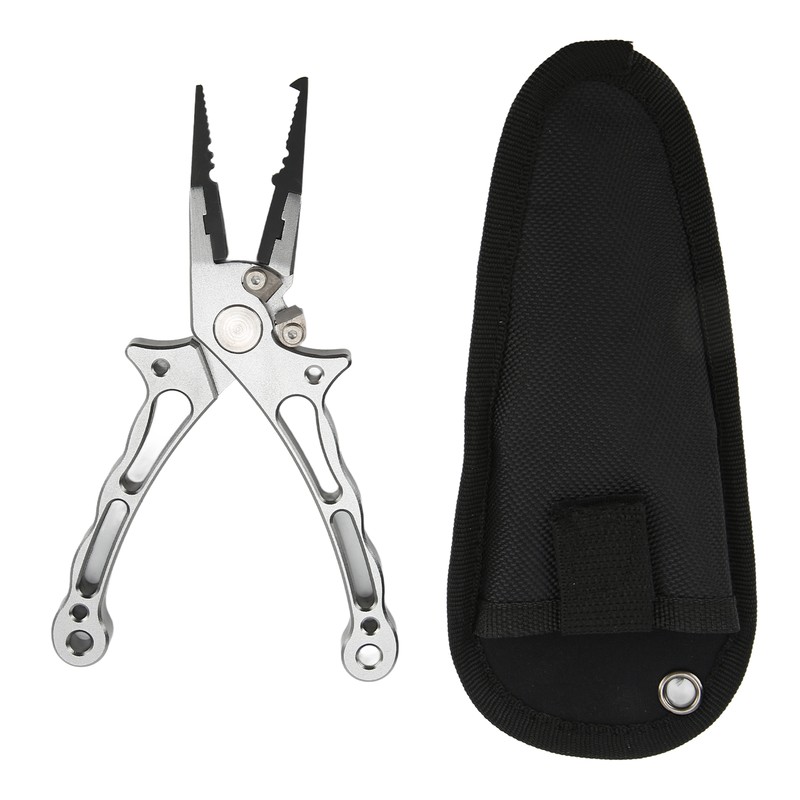 Aluminum Alloy Fishing Pliers Multifunctional Fishing Hook Remover Pliers Line
