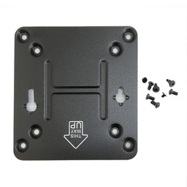 GinTai Intel NUC Vesa Adapter Mount Bracket with 8pcs Screws to Attach NUC Mini PC Computer to The Back of a Monitor Mounting Plate for Intel NUC 4 5 6 7 8 10 11 General Purpose Not Skull or Hades