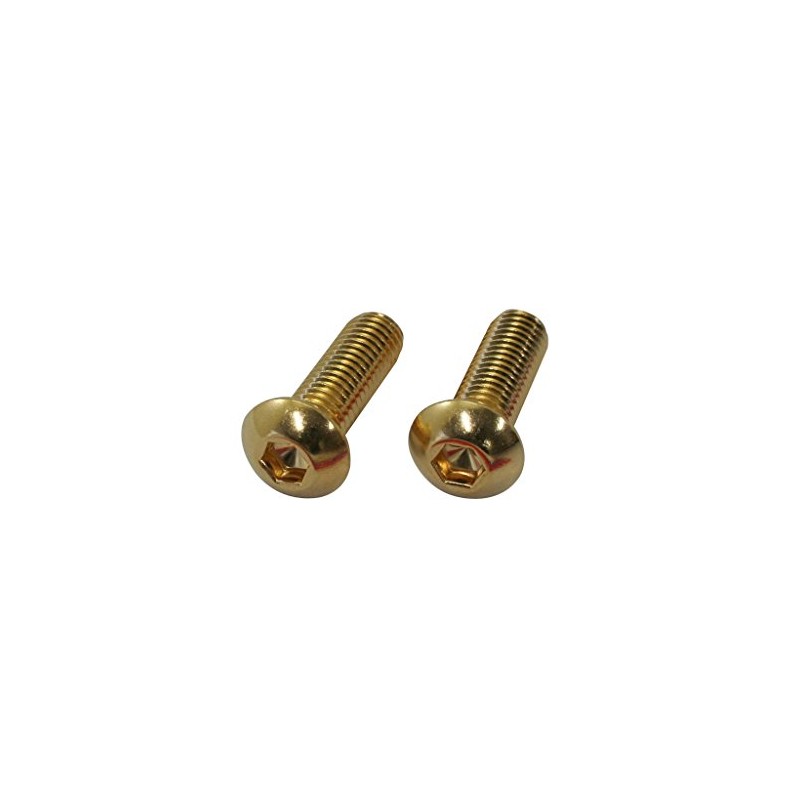 Cf Posh 811830-025 24K Plated Stainless Steel Hex Socket Button