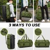 Lyweem Large Travel Duffle Bag for Men with Shoe Compartment