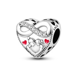 Sterling Silver Charms 925 for European Bracelet & Necklaces Pendant Beads Jewellery Gift for Women Girls, Sterling Silver, Sterling silver