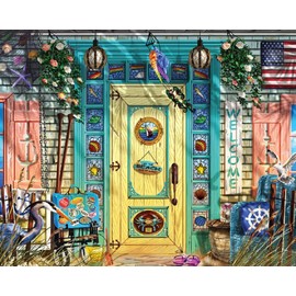 Heritage Puzzles The Beach House - 1000 Piece Jigsaw Puzzle