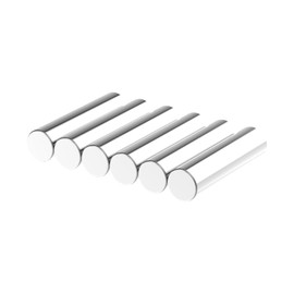 AplysiaTech N52-3/8 D x 1-1/2" H - 6 Pack, Very Powerful Cylinder Rare Earth Magnets, Super Strong Neodymium Cylindrical Magnet, Mighty Nail Magnet, Strong Magnetic Rod for Nail Polish DIY Craft