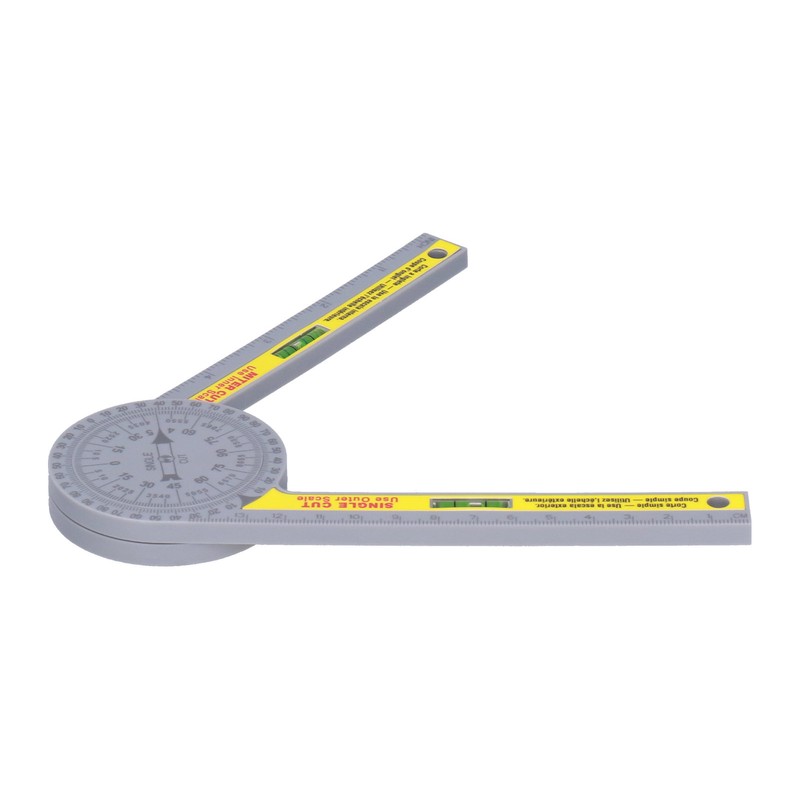 Miter Saw Protractor ABS Angle Measurement Finder Gauge 360 Degree