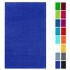 Lashuma Bathroom Rug Absorbent Fluffy Blue Royal Blue 50 x