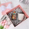 BIOBROWN Medium Birthday Gift Box with Lids, Bow and Tissue