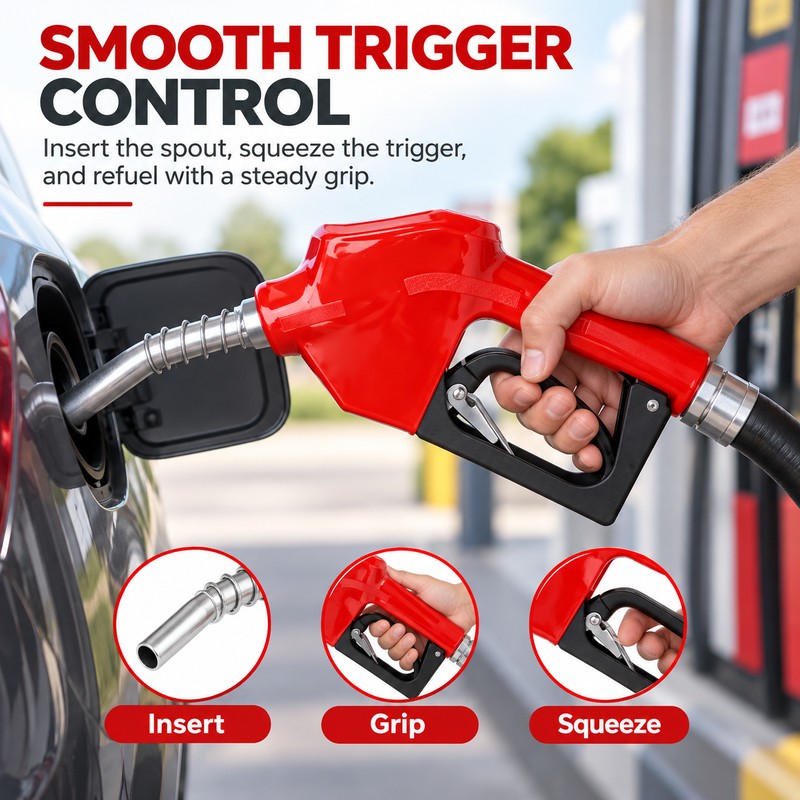 Automatic Fuel Nozzle for Diesel Refueling – Shutoff Dispensing Gun