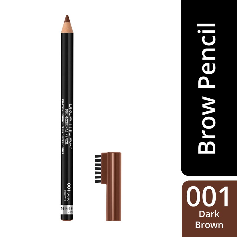 Rimmel Professional Eyebrow Pencil with Comb No. 001 - Dark