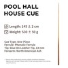 Empire USA Set of 6 Pool Cues 57" Real 4-Prong