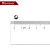 sourcing map 400pcs Precision Balls 5mm Diameter G200 201 Stainless