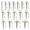 XDENGP 16 Pcs Forstner Bit Set, Forstner Drill Bit Set,