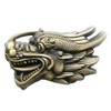 Chinese Dragon II Belt Buckle for Interchangeable Belt Buckle, bronze