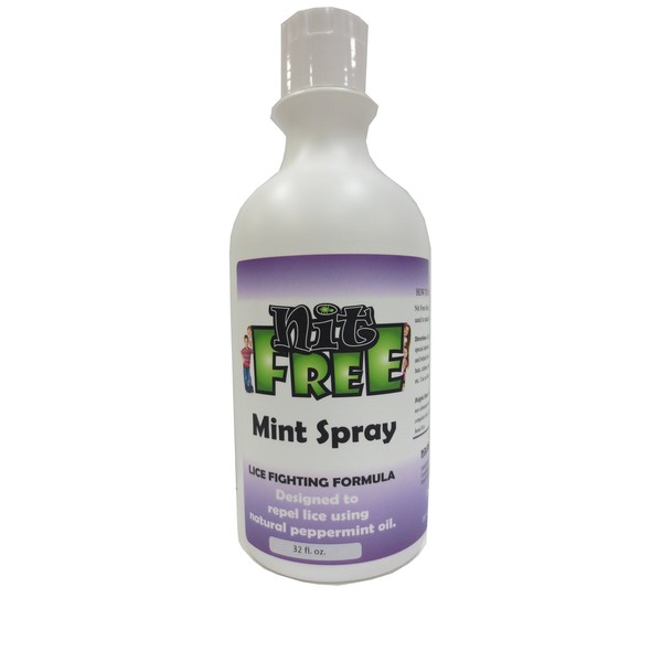 Nit Free Head Lice Repellant Spray Refill (Peppermint, 32-Ounce)