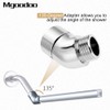 Mgoodoo Shower Head Elbow Adapter, 135 Degree Shower Arm Elbow