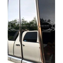 Made in USA - Trims Express fit:2022-2025 Hyundai Ioniq 5 6Pc Chrome Pillar Post Trim Stainless Steel Cover