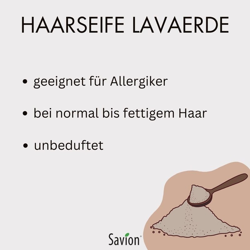 Savion Lava Earth Hair Soap for Normal and Oily Hair,