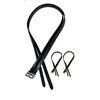 Majestic Ally Genuine Leather Stirrup for English Saddle (Black, 60