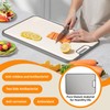 Infumm Titanium cutting boards for Kitchen,Double Sided Food Grade,Pure Titanium