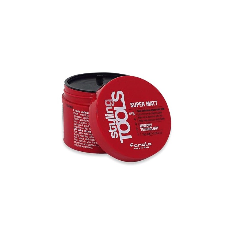 Fanola Super Matt Hair Paste, Soft Paste with Matt Effect