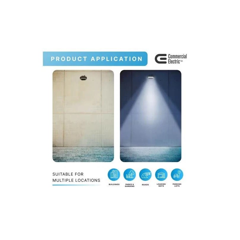 Commercial Electric 8500 Lumens LED Area Light - Dusk to
