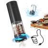 CIRCLE JOY Rechargeable Electric Pepper Grinder, Salt Grinder Pepper Mill