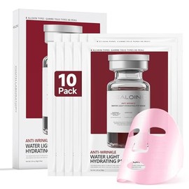 10 paquetes de máscara de suero de arroz naturaleza máscara facial colágeno real hidratante reafirmante elasticidad durante la noche artículos de tend