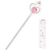 Chargol Angel Scepter Wand Princess Costume Wand (Sliver-Pink)