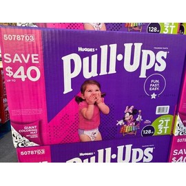 Huggies Pull-Ups Training Pants for Girls 2T/3T - 128 ct. (18-34 lbs.)