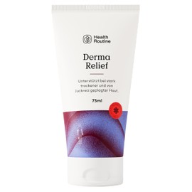 Health Routine Derma Relief - Moisturising Cream and Body Lotion for Very Dry and Itchy Skin, with Vitamin B3, Panthenol and Shea Butter for Effective Skin Care