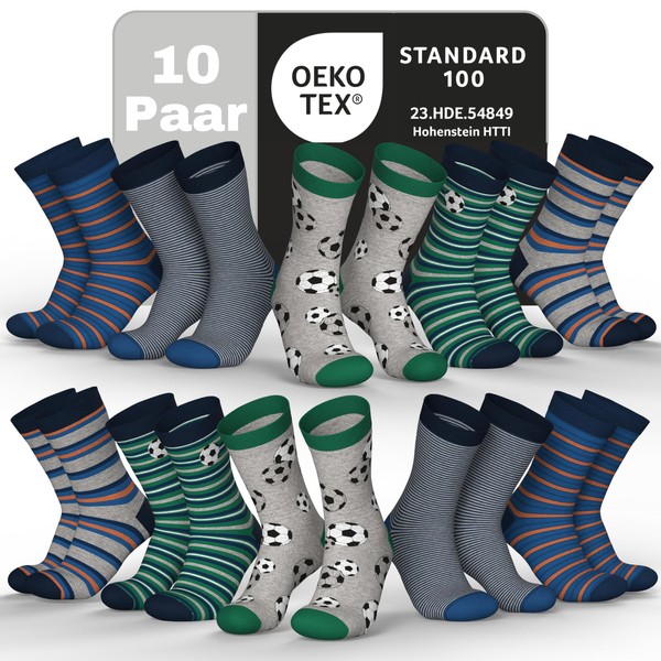 MEDOLY Children's Socks (10 Pairs) with 72% Cotton, for Girls
