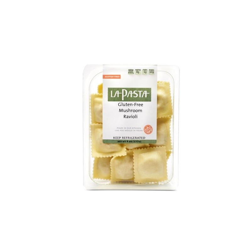La Pasta Gluten Free Mushroom Ravioli (Case of 8)
