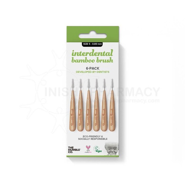The Humble Co. Interdental Bamboo Brush Size 5 - 0.80mm
