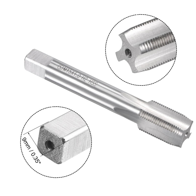 sourcing map M15 x 1mm Metric Tap and Die Set