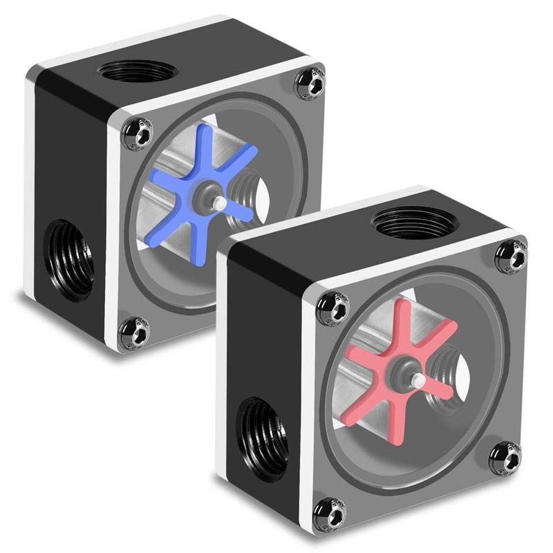 ASHATA Flow Meter, Digital Display Flow Meter, Water Cooling System,