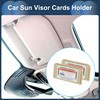 INFINAUTO Car Sun Visor Organizer, Auto Visor Storage Pouch Elastic