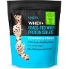 LEGION Whey+ Whey Isolate, Cookies & Cream, 30 Servings, Grass-Fed,