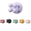 6 pcs Silicone Waterproof self Adhesive Toothbrush Holder,Multi-Function Wall Mounted