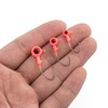 Dr.Fish 30 Pack Crappie Jig 3D Eyes Fishing Jig Head