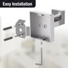 HITSLAM Towel Hooks for Bathroom Wall Mounted, Chrome Bathroom Hook,