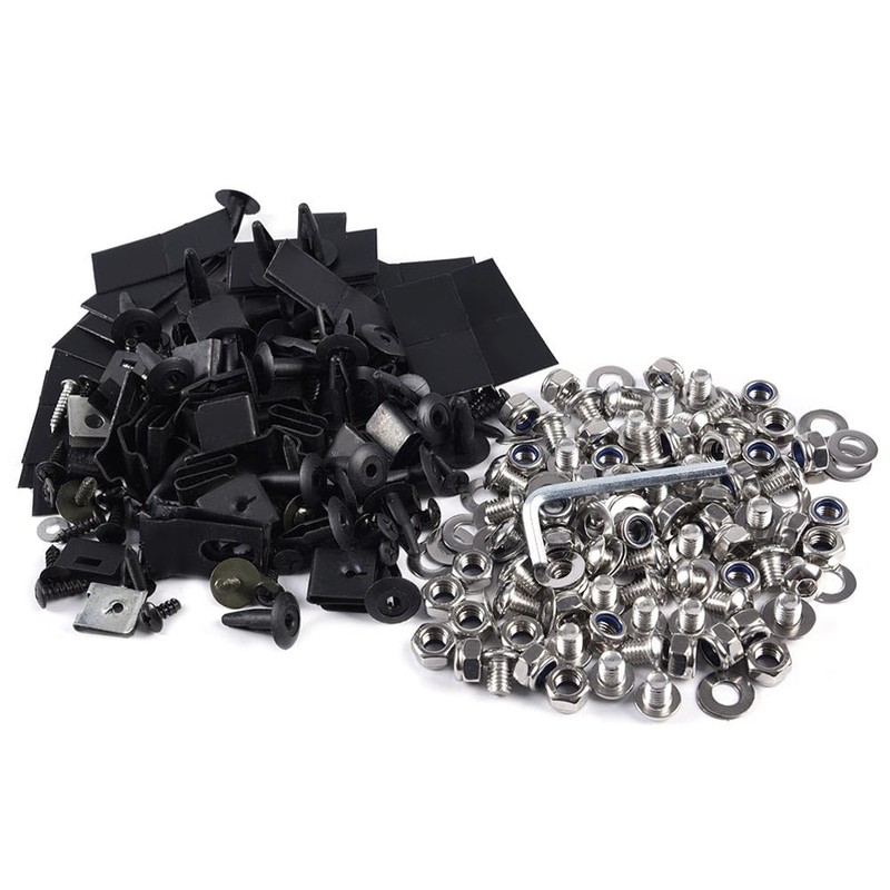 G-PLUS Fender Flares Screw/Bolt Hardware Kit Compatible with Chevy Universal