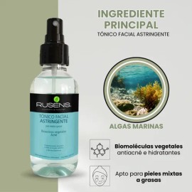 Tonico Facial Astringente 120ml Rusens Piel Mixta A Grasa